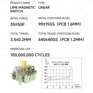 สวิตช์แม่เหล็ก Kailh Box Cool as Lime แบบ 3 ขา 35gf กันน้ำ กันฝุ่น อายุการใช้งาน 100 เมตร สำหรับคีย์บอร์ดเกมมิ่งแบบกลไก MX DIY - Product Image 3