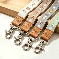Porte-clés personnalisé imprimé sur mesure, cordon de cou, médaille, lanières en polyester par sublimation avec logo personnalisé