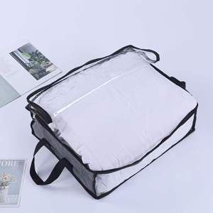 Simple Transparent Fabric Storage <b>Bag</b> for Bedding Clothing Large Capacity Moving Travel Packing Durable Lightweight <b>Sewing</b> - Product Image 2