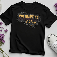 Transferts de strass personnalisés pour maman gymnaste, motifs thermocollants pour T-shirt