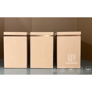 Table console carrée en bois de luxe marron de qualité supérieure, la plus populaire, pour salon - Product Image 2