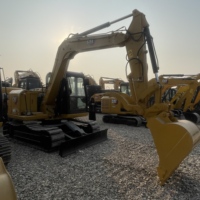 Excavatrice Caterpillar 308 d'occasion, 8 tonnes, d'origine japonaise, CAT 308E2, mini-excavatrice hydraulique sur chenilles, matériel de construction en stock