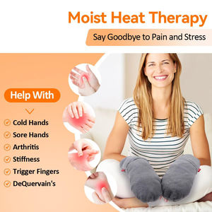 Guanti Morbidi in Peluche per Fisioterapia con Impacchi Caldi e Freddi, Manopole Compressive per Terapia della Mano e Sollievo dal Dolore - Product Image 6