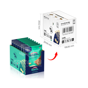 Estante para aperitivos ecológico personalizado, cajas de exhibición para venta al por menor de embalaje listo para Dulces, galletas, cadena, barras de energía para queso, desgarrar - Product Image 5