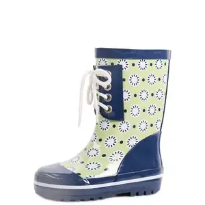 New Fashion Trend Wholesale Children Rubber Cute Children Colorful Rain Boots