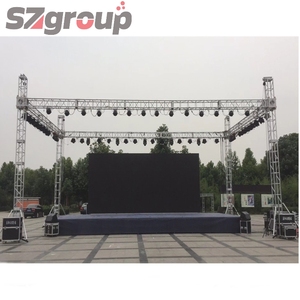 Hợp kim nhôm Modular giàn gian hàng đứng có thể gập lại di động DJ Sân khấu đứng giàn hệ thống - Product Image 2