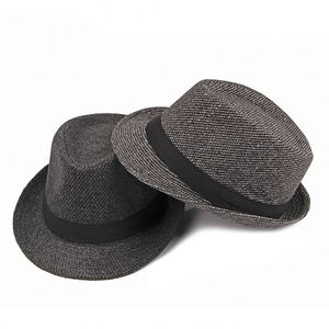 Chapeaux Fedora Jazz en Laine Nouvelle Collection Automne Hiver pour Hommes d'Âge Moyen, avec Imprimé Gonflé et Pare-Soleil Intégré - Product Image 5