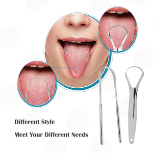 Chuyên nghiệp lớp thép không gỉ lưỡi <span class=keywords><strong>scraper</strong></span> Combo Set Ergonomic hình chữ U thiết kế cho thuận tiện phòng khám sử dụng - Product Image 2