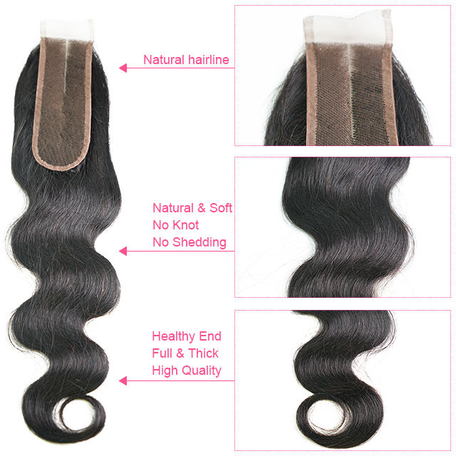 Fermeture de la dentelle 2x6