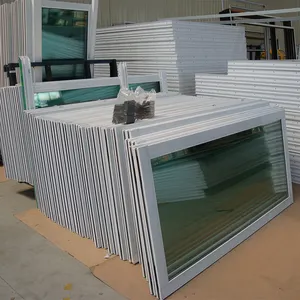 AS2047 AS2208 AS1288澳大利亚标准热断铝Upvc Veka双窗格釉滑动型材聚氯乙烯窗