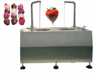 Distributeur <span class=keywords><strong>de</strong></span> <span class=keywords><strong>chocolat</strong></span> chaud commercial à double tête <span class=keywords><strong>Fontaine</strong></span> <span class=keywords><strong>de</strong></span> fusion automatique <span class=keywords><strong>pour</strong></span> machine à <span class=keywords><strong>chocolat</strong></span> d'enrobage <span class=keywords><strong>de</strong></span> fraises - Product Image 1