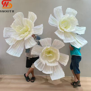 Soporte <span class=keywords><strong>de</strong></span> Flores con Luz LED, Instalación <span class=keywords><strong>de</strong></span> Arte Floral Gigante Hecha a Mano con Organza, Decoración para Bodas, Eventos y Fiestas - Product Image 5