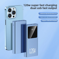 Banque d'alimentation portable ultra-mince étanche haute capacité 20000mAh, charge solaire, charge rapide 22,5W, double sortie USB/Type-C