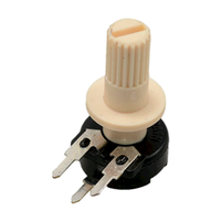 Potentiomètre rotatif Arrow Piher Pt10 10mm 6mm 15mm Film de carbone espagnol 100-470k Tolerance 10% 0.25W Sans contact PT06 PT6 PT15