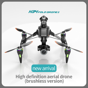 โดรนกล้อง 4K HD พร้อมเลนส์คู่ปรับได้ด้วยระบบไฟฟ้า ระบบ Optical Flow ลอยตัว 360 องศา ° การหลีกเลี่ยงสิ่งกีดขวางและมอเตอร์แบบไร้แปรงถ่าน - Product Image 5
