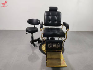 Tabouret de barbier moderne écologique en acier Antluplus AL-AC015, pivotant à 180°, réglable, base pliable pour <span class=keywords><strong>salon</strong></span> de coiffure - Product Image 6