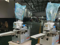 FCJ Petites machines de fabrication pour petites entreprises, machine automatique à raviolis motorisée, capacité de 20 pièces/minute, pour raviolis en boule