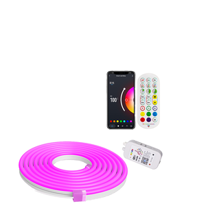 New IP67 không thấm nước RGB <span class=keywords><strong>LED</strong></span> dải ánh sáng wifi thông minh Silicone neon ánh sáng đầy màu sắc âm nhạc-Đáp ứng ánh sáng <span class=keywords><strong>NICHIA</strong></span> <span class=keywords><strong>LED</strong></span> DC12V - Product Image 4