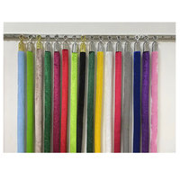 Corde en velours de couleur de 1.5 mètres, corde de barrière de Queue
