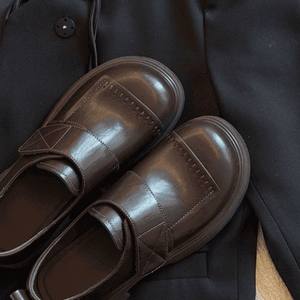 Mocasines de Plataforma con Parte Superior de Goma para Mujer, Banda Elástica en la Puntera, Tacón Medio, Moda Coreana de Verano, Cómodos, Aumentan la Altura, para Uso Diario - Product Image 4