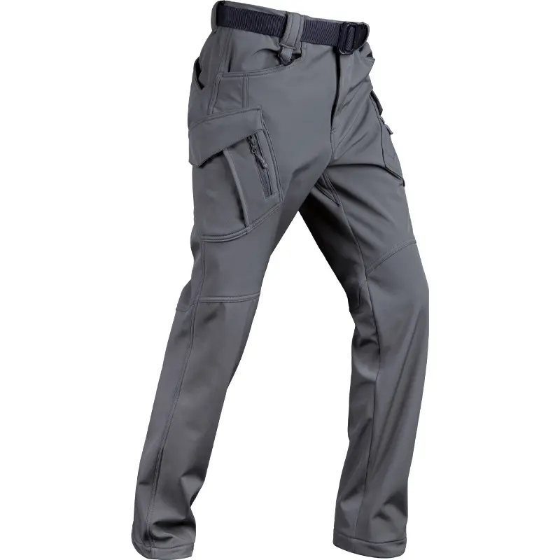 Pantaloni tattici da uomo ix9 Outdoor soft shell pantaloni invernali in pile addensati foderati in pile pantaloni da arrampicata caldi sci