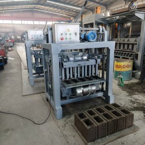 Mesin Pembuat Bata Semen Tanah Bergetar Semi-Otomatis 4-35 Pembuat Blok Beton Berongga Kecil - Product Image 4