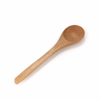 Cuillère à manger réutilisable en bambou naturel, fabriquée à la main, de haute qualité, écologique, OEM, WanuoCraft, pour restaurants, hôtels, maison