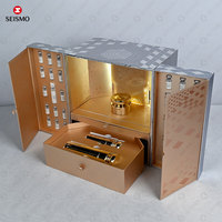 Boîtes magnétiques de maquillage en papier de qualité supérieure personnalisées Solution d'emballage de cadeau cosmétique de soin de la peau créative unique de luxe