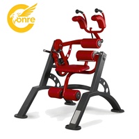 Appareil de musculation abdominale professionnel pour salle de sport, en acier robuste, avec rouleaux de massage