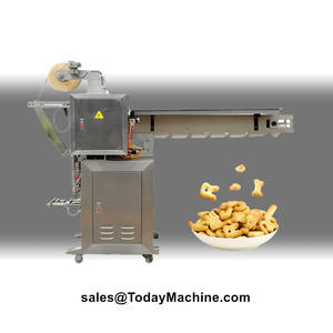Máquina de llenado y sellado vertical de cadenas de cangilones para frutos secos, granos, palomitas, pretzels, dulces y bocadillos envasados - Product Image 1