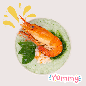 Gambas secas instantáneas listas para comer y gachas de avena Katuk, cereales saludables para el desayuno empaquetados en una bolsa para bebés - Product Image 4