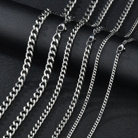 Chaîne Collier Homme Or Acier Inoxydable Maillons Cubains Miami Style Hip Hop