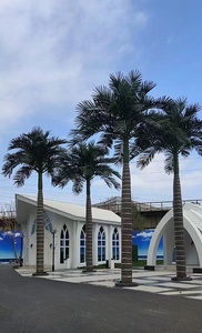 Tùy Chỉnh 4M 6M Lớn Ngoài Trời Trang Trí Nhân Tạo Cây Cọ Nhiệt đới Cây Cây Thủy Tinh Cây Cho Sân Chơi Thanh Bãi Biển - Product Image 3