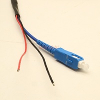 Câble composite pour UAV à haute résistance 2x18AWG+1SMOF avec connecteur FC 1000VDC 2000N Traction ultra légère 100m de longueur