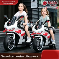 Nouvelle moto électrique de grande taille Ducati pour enfants de 3 à 15 ans, unisexe, en plastique, double moteur, batterie 24V