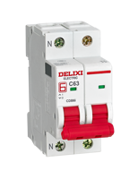Interruptor Automático Miniatura DELIXI CDB6i, 1P 2P 3P 4P, 6A-63A, 6kA, Material de Cobre, para Hogar, Hotel, Oficina, Edificio