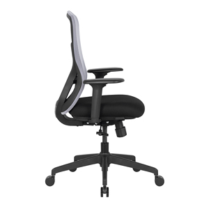 เก้าอี้ตาข่ายกลางหลังปรับหมุนได้พร้อมดีไซน์ร่วมสมัยเก้าอี้ยกของพนักงานที่มีสไตล์ปรับความสูงได้ - Product Image 4