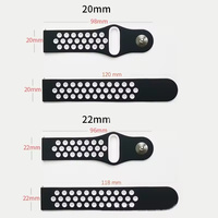 Bracelet de montre intelligente Aibangjia 20 mm 22 mm, deux couleurs, respirant, bracelet de sport pour Samsung Galaxy Watch 7, bracelet 6 5 4 3