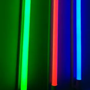 Venta al por mayor 30cm tubo fluorescente-Tubo LED T5 T8 RGB, lámpara de 30cm, 60cm, sin parpadeo, 220V, 6W, 10W, T8, luz LED fluorescente integrada, luz cálida