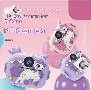 Print Kindercamera, 10180P Hd Dubbele <span class=keywords><strong>Camera</strong></span> Kinderen Speelgoed Digitale <span class=keywords><strong>Camera</strong></span> Voor 3-12 Jaar Kinderen Jongens Meisjes Verjaardagscadeau Kerstcadeau - Product Image 2