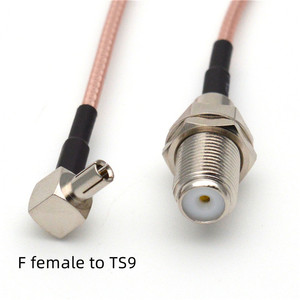 F femelle/femelle à TS9 mâle Angle droit RG316 pigtail RF câble Coaxial 15cm pour <span class=keywords><strong>HUAWEI</strong></span> <span class=keywords><strong>modem</strong></span> F câble femelle - Product Image 6