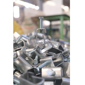 Fasteners 40x40x25mm <b>Silver</b> Sheet Metal Clips Accessory High Quality Vietnam Metric Galvanized Clamp <b>Brackets</b> - Product Image 5