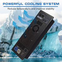 Module d'amplificateur de puissance numérique 1500BT 1500W 4 Ohm Classe D BT USB Noir Métal pour système audio professionnel Subwoofer