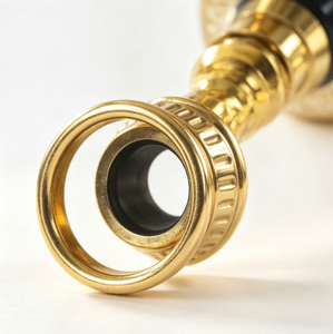 Set <span class=keywords><strong>de</strong></span> Hookah Chicha, Kit <span class=keywords><strong>de</strong></span> Shisha con Base <span class=keywords><strong>de</strong></span> Vidrio y Vástago <span class=keywords><strong>de</strong></span> Metal Dorado, 12 Vástagos <span class=keywords><strong>de</strong></span> Colores Intercambiables, Diseño para Fiestas, Bares, Hogar y Exteriores - Product Image 4