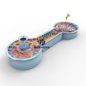 Bonhong Factory Price Mini Water Park Indoor Outdoor Kids Table Play Producto Durable Plastic Metal Steel Construction School - Product Image 3