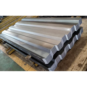 Tôle ondulée en acier au carbone revêtue d'aluminium-zinc, paillettes régulières, épaisseur 0,14-0,20 mm - Product Image 1