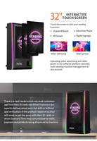 Máquina Expendedora de Pared Personalizada, Mini Dispensador de Bar, Máquinas Expendedoras para Artículos al por Menor con Lector de Códigos QR