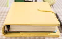 Sac de rangement pour cartes A5, housse de protection pour passeport, carnet à feuilles mobiles