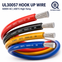 Câble en cuivre flexible, vente en gros d'usine, UL30057, haute tension 5000V, fil isolé SR, câble certifié pour connexion de moteur