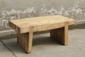 <span class=keywords><strong>Table</strong></span> <span class=keywords><strong>basse</strong></span> en <span class=keywords><strong>bois</strong></span> massif style Antique, offre spéciale, décolorée, en <span class=keywords><strong>bois</strong></span> massif, style carré rustique naturel - Product Image 3
